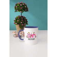 Hedizu Öğretmenler Günü Hediyesi Kupa Bardak Lacivert