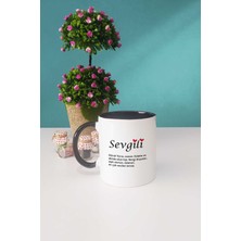 Hedizu Sevgililer Günü Hediyesi Sevgili Kupa Bardak Siyah
