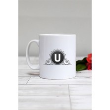 U Harfli Kupa Bardak Beyaz