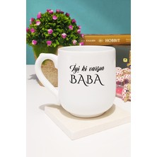 Hedizu Iyi Ki Varsın Baba Babaya Hediye Kupa Bardak Oval