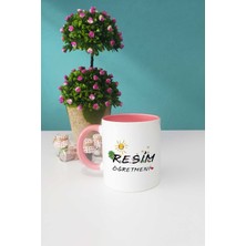 Resim Öğretmeni Hediye Kupa Bardak Pembe