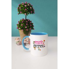 Hedizu Felsefe Öğretmeni Öğretmenler Günü Hediyesi Kupa Bardak Mavi