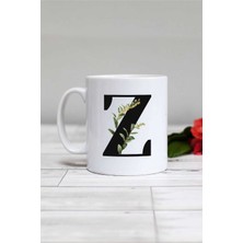 Hedizu Botanik Z Harfli Kupa Bardak Beyaz