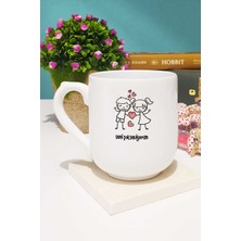 Seni Çok Seviyorum Sevgiliye Hediye Kupa Bardak Oval