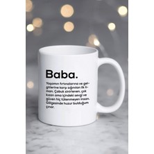Hedizu Babaya Hediye Baba Kupa Bardak Beyaz