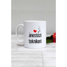 Anestezi Teknikeri Kupa Bardak Beyaz