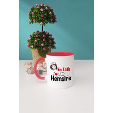 Hedizu En Tatlı Hemşire Kupa Bardak Kırmızı