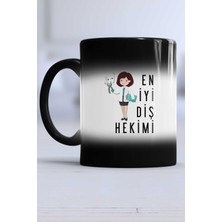 En Iyi Diş Hekimi Hediye Kupa Bardak Sihirli