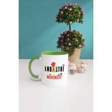 Endüstri Mühendisi Hediye Kupa Bardak Yeşil