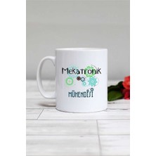 Hedizu Mekatronik Mühendisi Hediye Kupa Bardak Beyaz