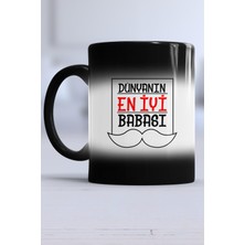 Dünyanın En Iyi Babası Babaya Hediye Kupa Bardak Sihirli