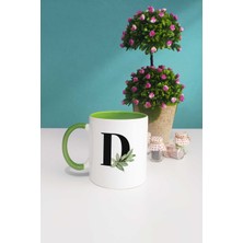 Hedizu Botanik D Harfli Kupa Bardak Yeşil