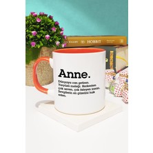 Hedizu Anneye Hediye Anne Kupa Bardak Turuncu
