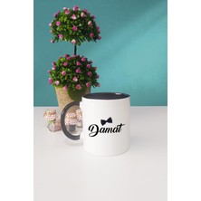 Hedizu Damat Hediye Kupa Bardak Siyah