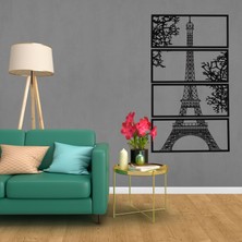Essart Design 4 Parça Eyfel Kulesi Lazer Kesim Tablo