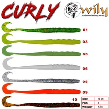 Wily Curly Silikon Yem 13 cm 4.5 gr 01