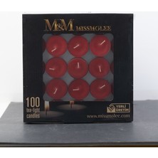 Missmolee Tealight Mum 10 gr 100 Lü
