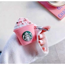 Kılıf Benim Sevimli Starbucks Airpods Silikon Koruma Kılıf 1. ve 2. Nesil Uyumlu Kılıf