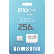 Samsung EVO Plus microSD Hafıza Kartı 256 GB