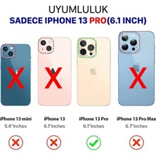 KVK Privacy Apple iPhone 13 Pro Kılıf Şeffaf Kamera Korumalı Darbe Emici