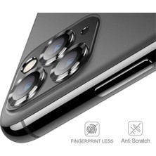 KVK Privacy Apple iPhone 12 Pro ,11 Pro, 11 Pro Max Siyah Temperli Kamera-Mercek Lens Koruyucu 3 Adet