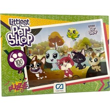 UDATOYS Minişler Puzzle Yapboz Seti 100 Parça Littlest Pet Shop Oyuncak