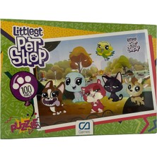 UDATOYS Minişler Puzzle Yapboz Seti 100 Parça Littlest Pet Shop Oyuncak