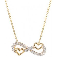 Çelikoğlu Kuyumculuk 14 Ayar Altın Sonsuzluk Kolye 2,06 gr