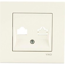 Viko Karre Krem Jaksız Data Priz