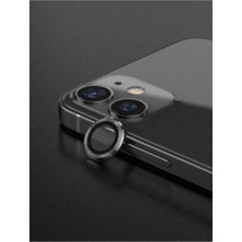 KVK Privacy Apple iPhone 11 12 Mini 12 6.1 Uyumlu Mercek-Lens Kamera Koruyucu Siyah Renk