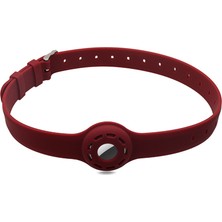 Caichi Gps Tracker Silikon Yaka Için Apple Airtag Koruyucu Tutucu Için Pet Yaka M (Yurt Dışından)