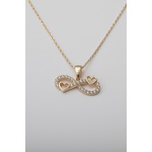 Çelikoğlu Kuyumculuk 14 Ayar Altın Sonsuzluk Kolye 2,06 gr