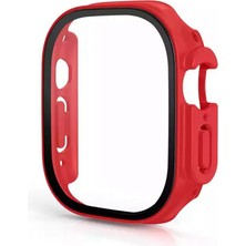 Mi7a Apple Watch Ultra 49MM Kılıf Kasa ve Ekran Koruyucu 360 Tam Koruma