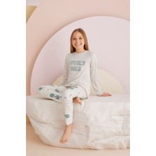 Zeyzey 8467 Kız Çocuk Nakışlı Pijama Takım