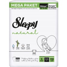Sleepy Natural Mega Paket Bebek Bezi 5 Numara Junior 112 Adet