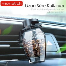 Monolick Natural Spa 12 Ay Etkili Doğal Taş Dekoratif Araç Kokusu Araba Parfümü Renk: Füme