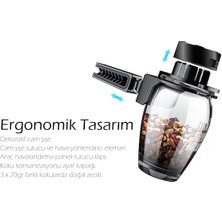 Monolick Natural Spa 12 Ay Etkili Doğal Taş Dekoratif Araç Kokusu Araba Parfümü Renk: Kırmızı