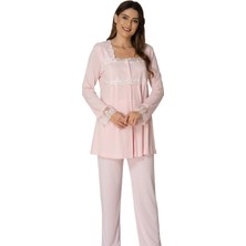 Puerpera Effortt Kadın Hamile Lohusa Pijama Takımı 2403