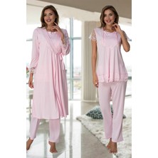 Puerpera Effortt Kadın Hamile Lohusa Pijama Takımı ve Sabahlık 2054