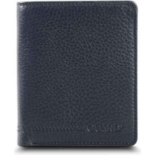 Guard Orta Çift Pisotlu, Bozuk Para Gözlü Lacivert Erkek Cüzdan  Deri