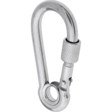 PZ Home 316 Paslanmaz Çelik Carabiner Yay Yüklü Snap Kanca Açık Havada 7X70 mm. (Yurt Dışından)