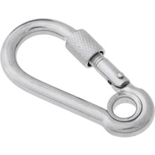 PZ Home 316 Paslanmaz Çelik Carabiner Yay Yüklü Snap Kanca Açık Havada 7X70 mm. (Yurt Dışından)