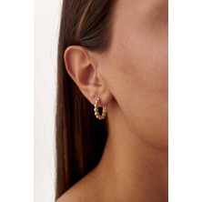 By Golden House Small Top Top Halka Küpe