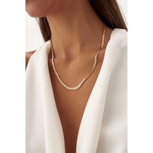 By Golden House Middle Piton Zincir Kolye