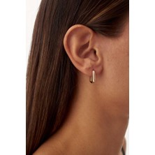 By Golden House Küçük Bombe Ataç Küpe