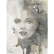 Eko Dekor 3 Boyutlu Duvar Kağıtları Beautiful Woman Özel Tasarım Duvar Kağıdı Kanvas Tek Parca