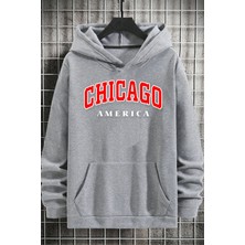 Trendypassion Unisex Chiago Baskılı Sweatshirt