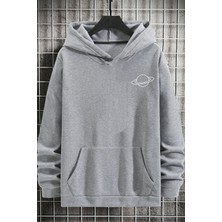 Trendypassion Unisex Saturn Baskılı Sweatshirt