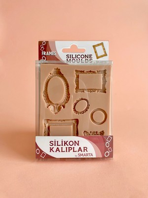 HOBİ MARKET ART Silicone Moulds Silikon Epoksi,hamur ve Polimer Kil Kalıbı Frames