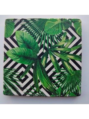 Şeker Portakalım Dekoratif Figürlü Doğal Taş Banyo Gider Kapağı Süsü Tekli 10X10 cm